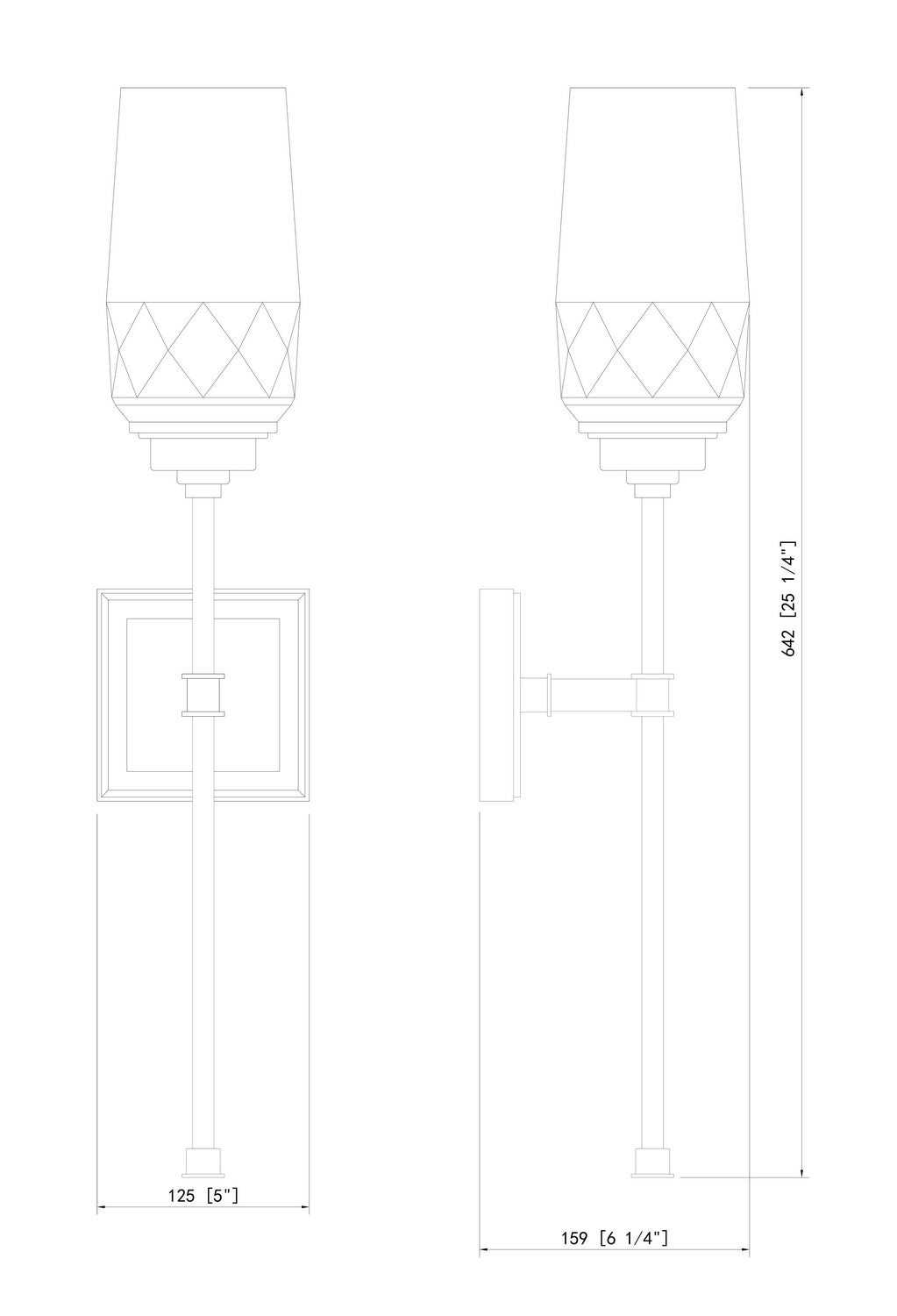 Z-Lite - 2015-1S-BN - One Light Wall Sconce - Cosmo - Brushed Nickel