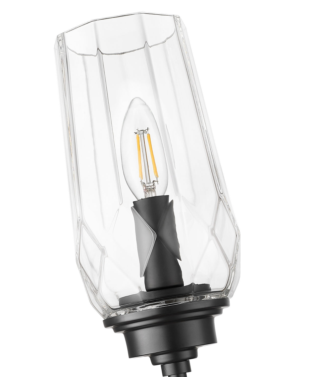 Z-Lite - 2015-1S-MB - One Light Wall Sconce - Cosmo - Matte Black