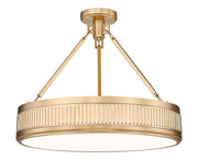 Z-Lite - 3046SF22-MGLD-LED - LED Semi Flush Mount - Quinn - Modern Gold