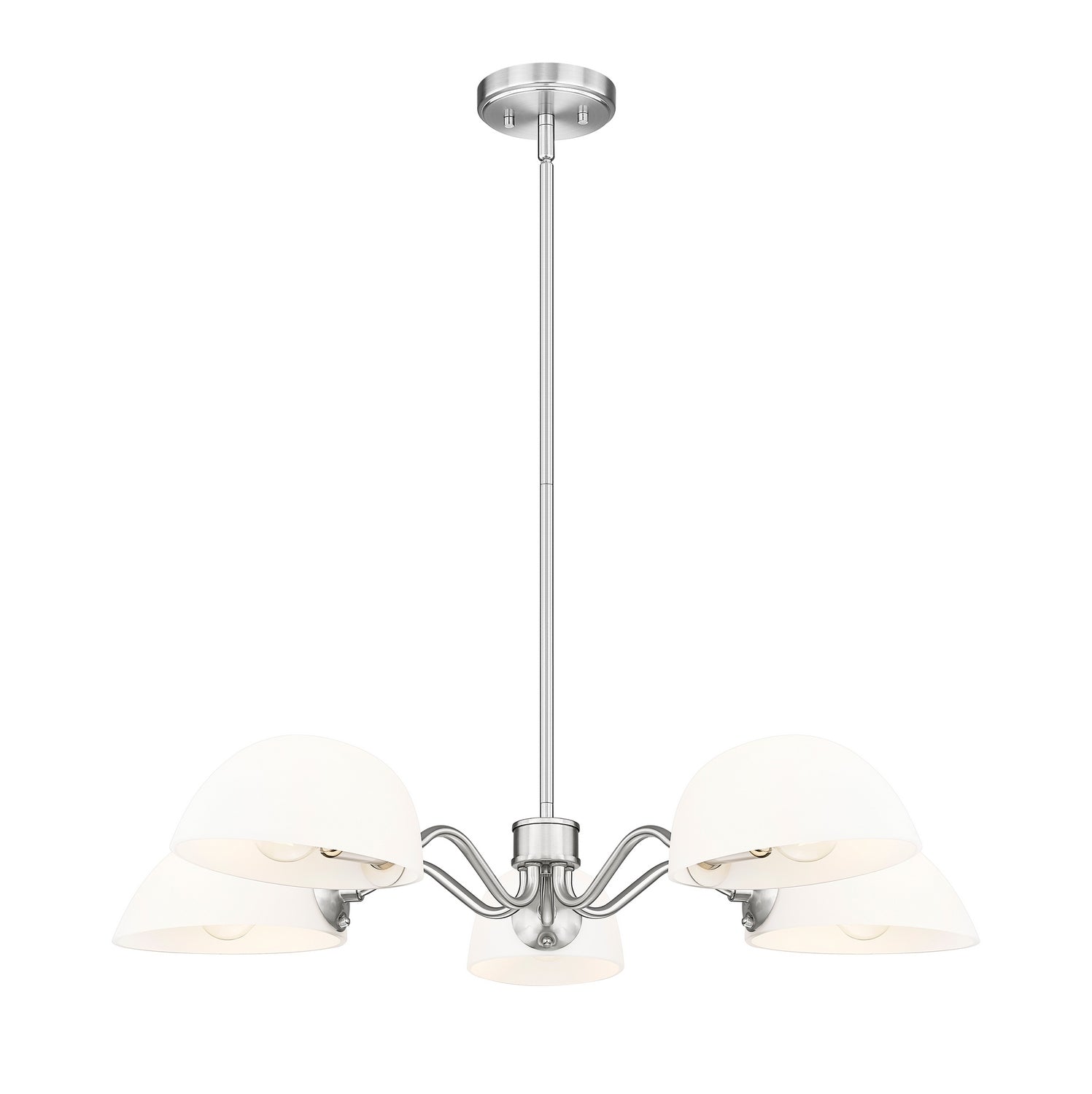 Z-Lite - 3048-5BN - Five Light Chandelier - Breton - Brushed Nickel