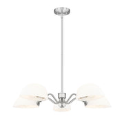 Z-Lite - 3048-5BN - Five Light Chandelier - Breton - Brushed Nickel