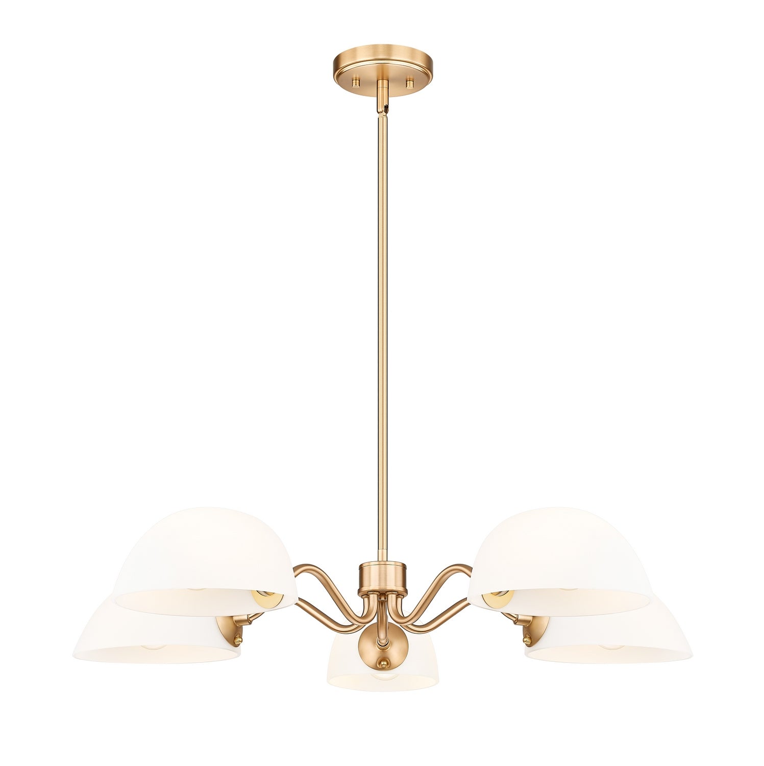 Z-Lite - 3048-5MGLD - Five Light Chandelier - Breton - Modern Gold
