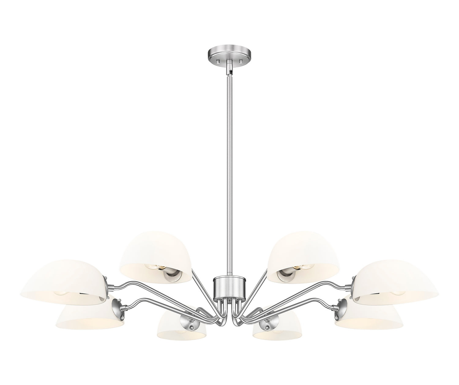 Z-Lite - 3048-8BN - Eight Light Chandelier - Breton - Brushed Nickel