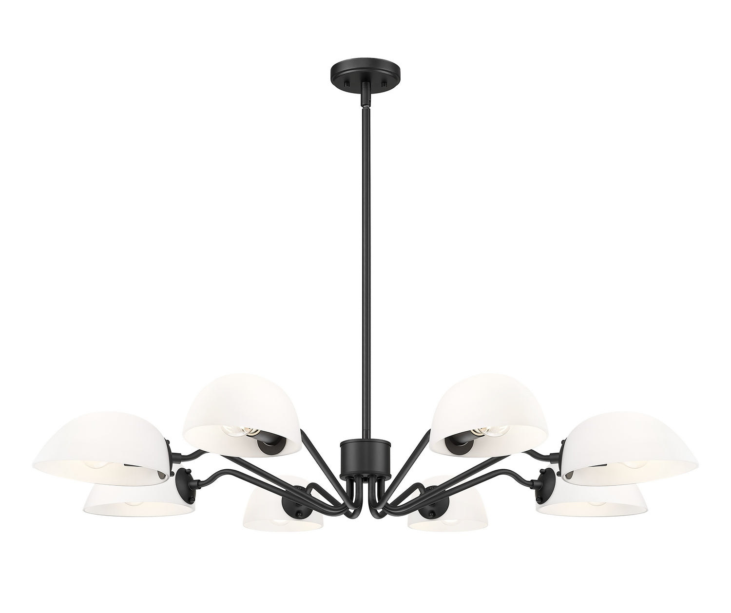 Z-Lite - 3048-8MB - Eight Light Chandelier - Breton - Matte Black