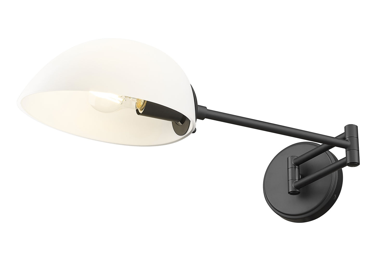 Z-Lite - 3048S-MB - One Light Wall Sconce - Breton - Matte Black