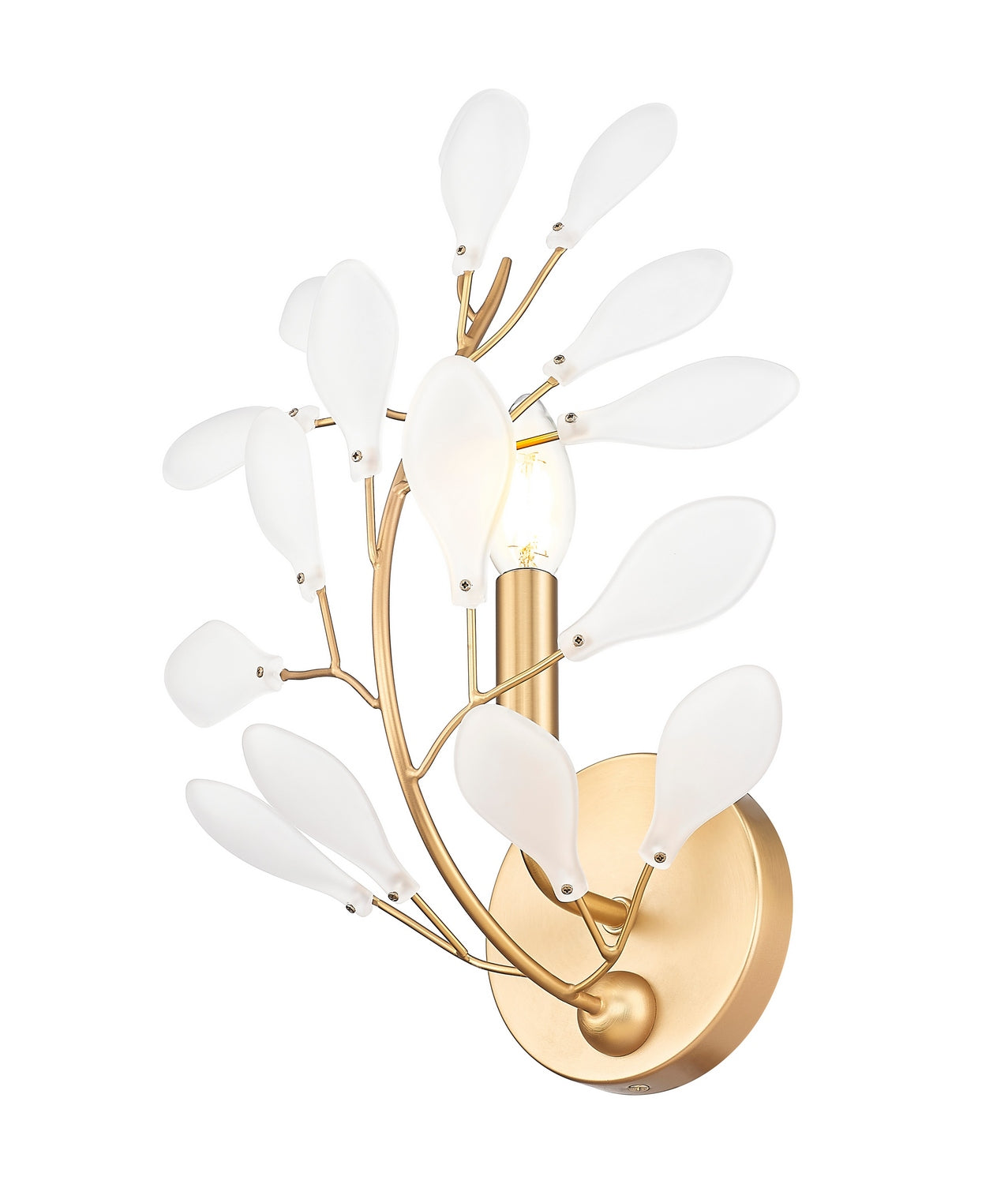 Z-Lite - 353-1S-MGLD - One Light Wall Sconce - Claudine - Modern Gold