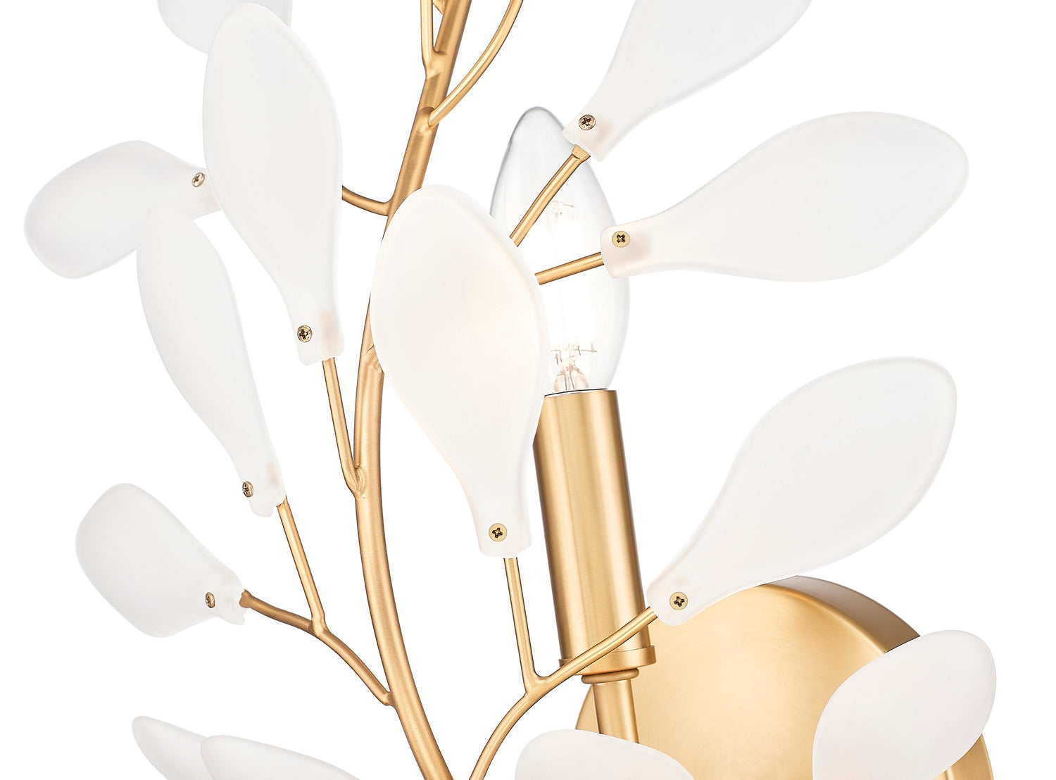 Z-Lite - 353-1S-MGLD - One Light Wall Sconce - Claudine - Modern Gold