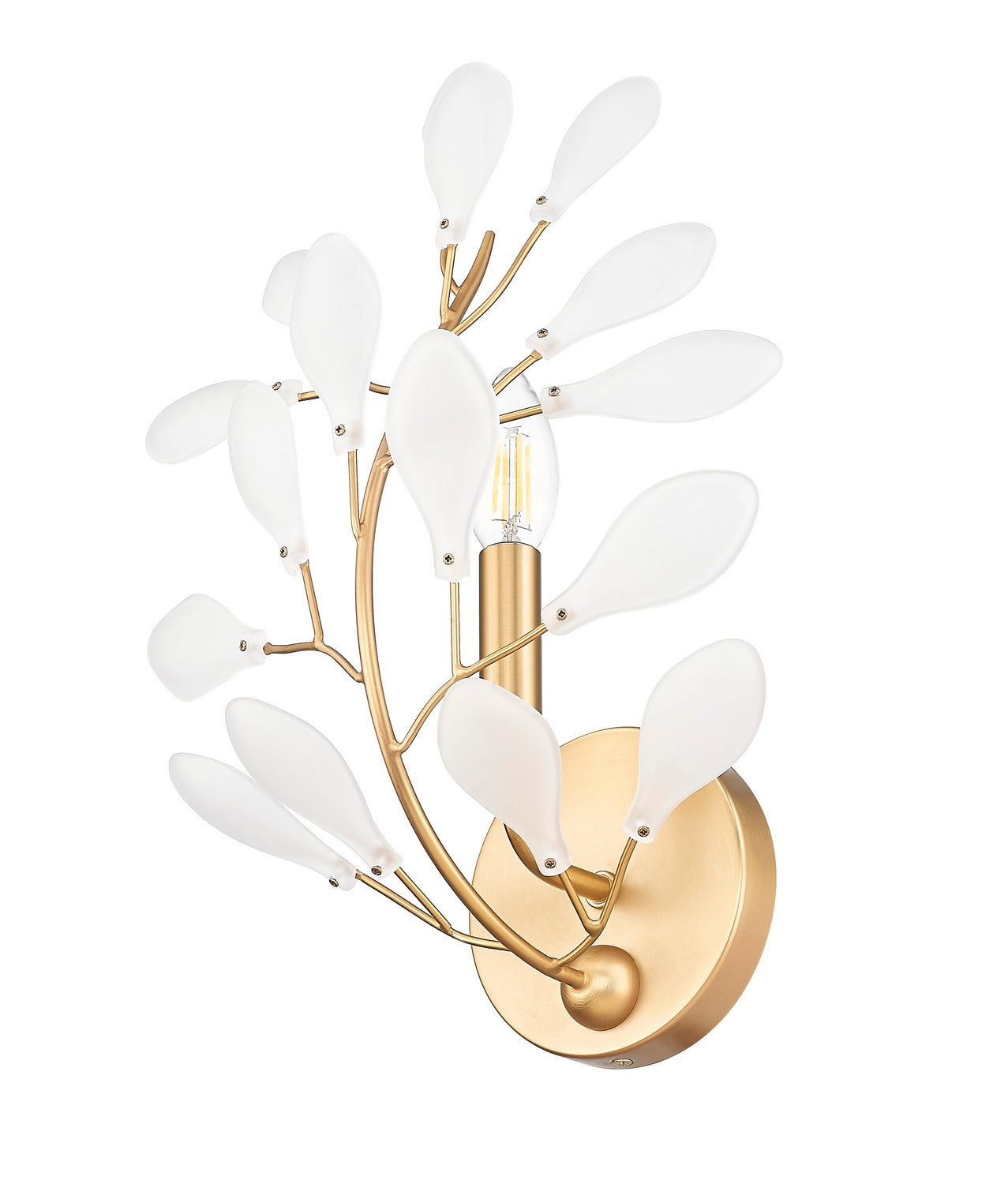 Z-Lite - 353-1S-MGLD - One Light Wall Sconce - Claudine - Modern Gold