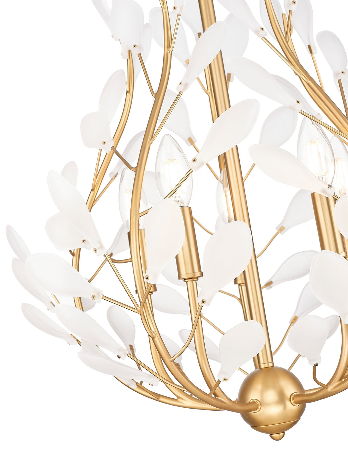 Z-Lite - 353-24MGLD - Five Light Chandelier - Claudine - Modern Gold