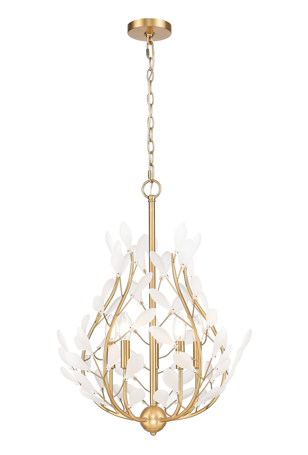 Z-Lite - 353-24MGLD - Five Light Chandelier - Claudine - Modern Gold