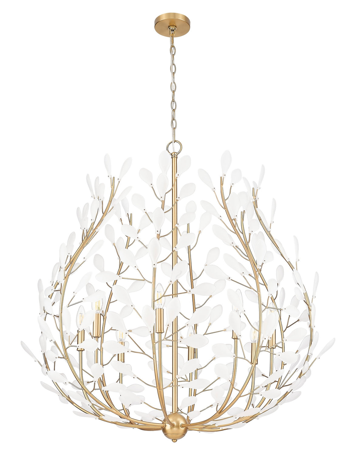 Z-Lite - 353-38MGLD - Eight Light Chandelier - Claudine - Modern Gold