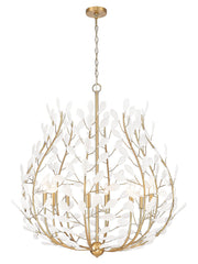 Z-Lite - 353-38MGLD - Eight Light Chandelier - Claudine - Modern Gold