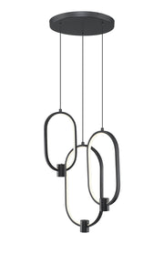Z-Lite - 4101-3MB-LED - LED Chandelier - Saros - Matte Black