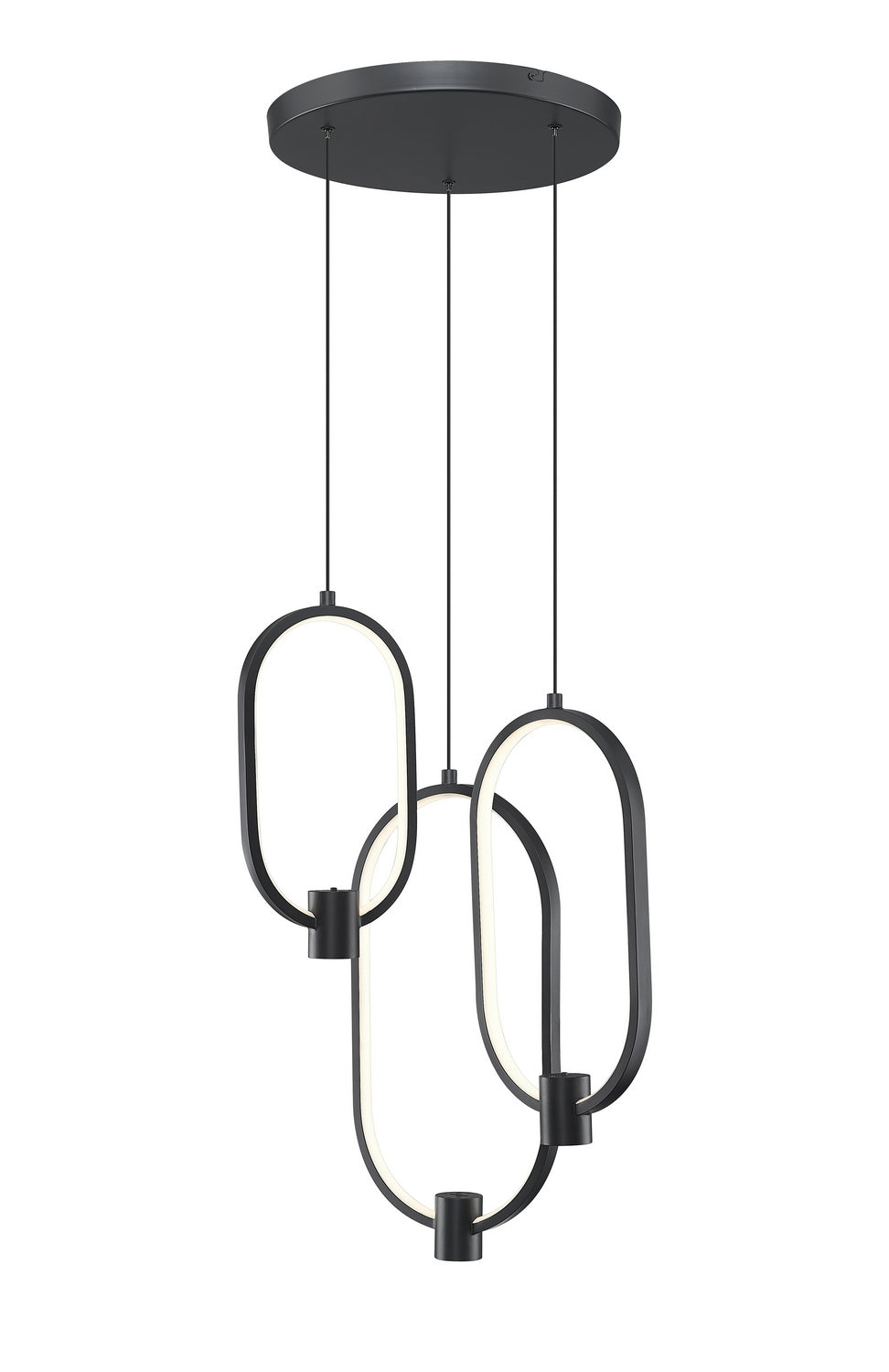 Z-Lite - 4101-3MB-LED - LED Chandelier - Saros - Matte Black