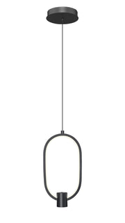 Z-Lite - 4101-7MB-LED - LED Pendant - Saros - Matte Black