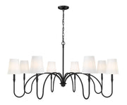 Z-Lite - 4505-8MB - Eight Light Chandelier - Jisele - Matte Black
