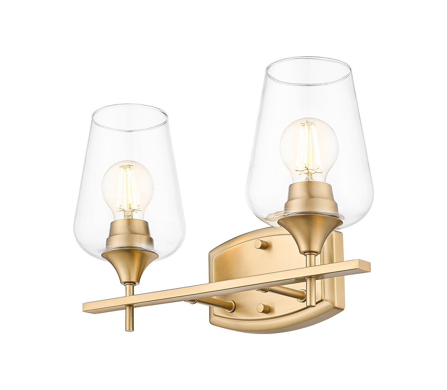 Z-Lite - 473-2V-BBR - Two Light Vanity - Joliet - Burnished Brass