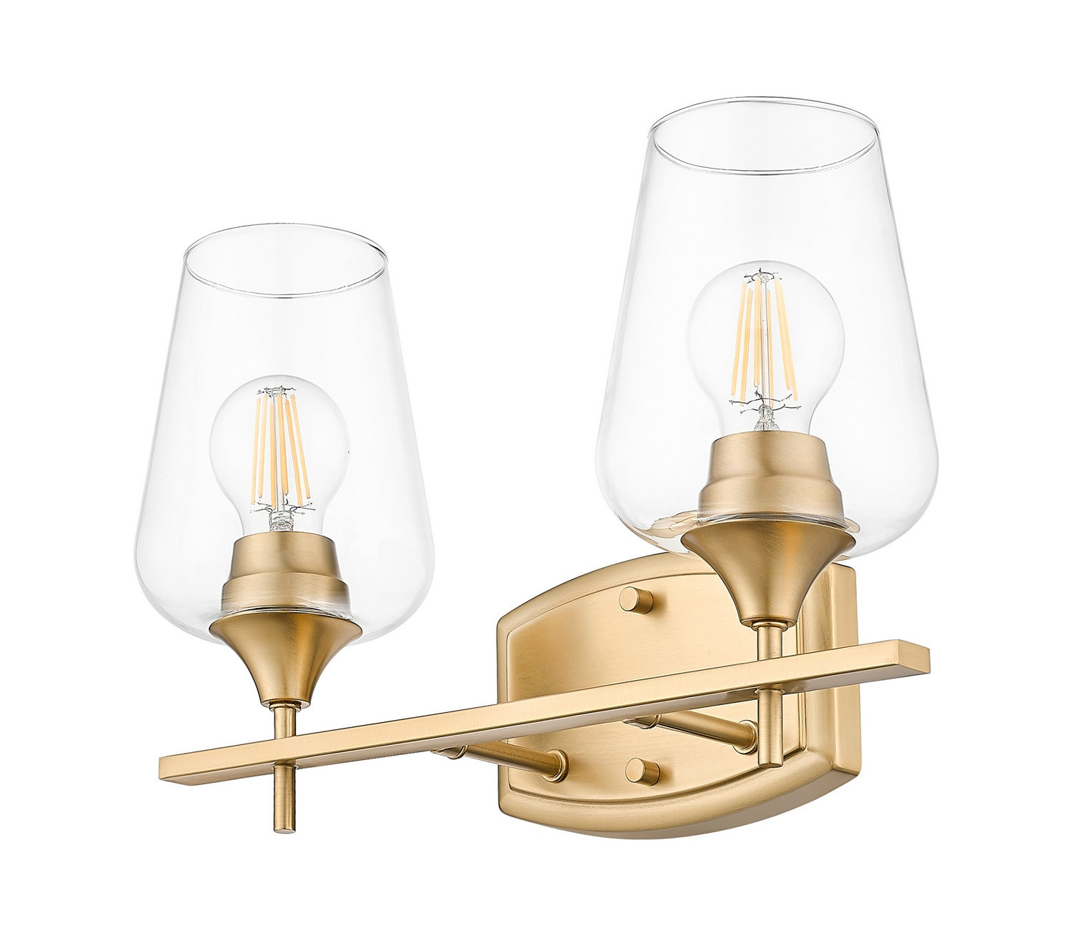 Z-Lite - 473-2V-BBR - Two Light Vanity - Joliet - Burnished Brass