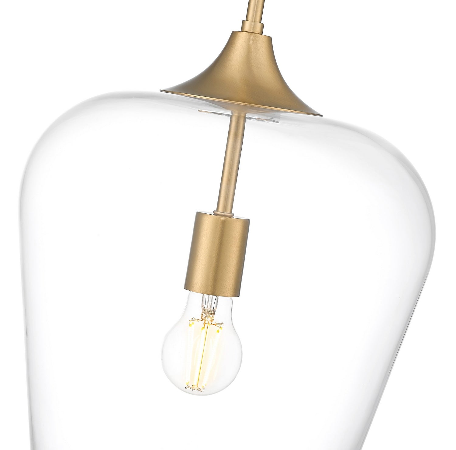 Z-Lite - 473P12-BBR - One Light Pendant - Joliet - Burnished Brass