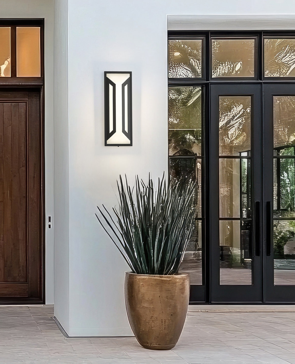 Z-Lite - 5028M-BK-LED - LED Outdoor Wall Mount - Banff - Sand Black