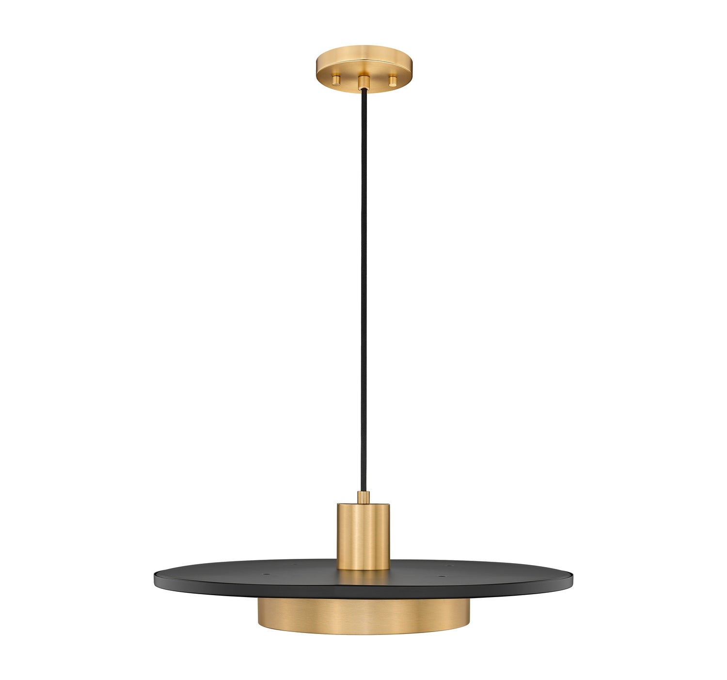 Z-Lite - 829P20-MB-MGLD-LED - LED Pendant - Ludo - Matte Black + Modern Gold