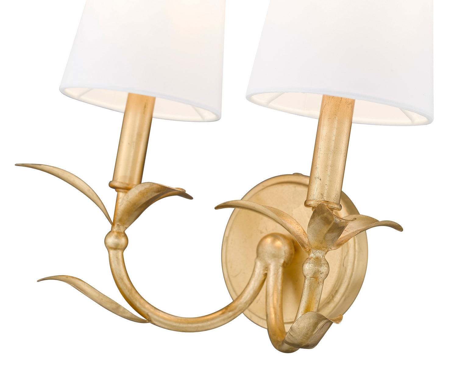 Z-Lite - 830-2S-GLF - Two Light Wall Sconce - Aslin - Gold Leaf