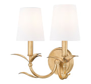 Z-Lite - 830-2S-GLF - Two Light Wall Sconce - Aslin - Gold Leaf