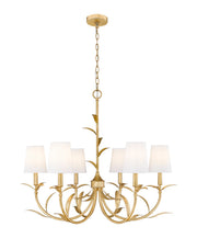 Z-Lite - 830-31GLF - Six Light Chandelier - Aslin - Gold Leaf