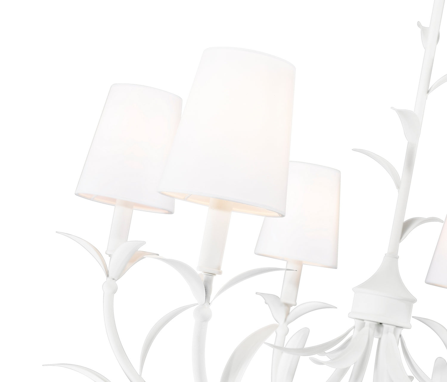 Z-Lite - 830-31TXWH - Six Light Chandelier - Aslin - Textured White