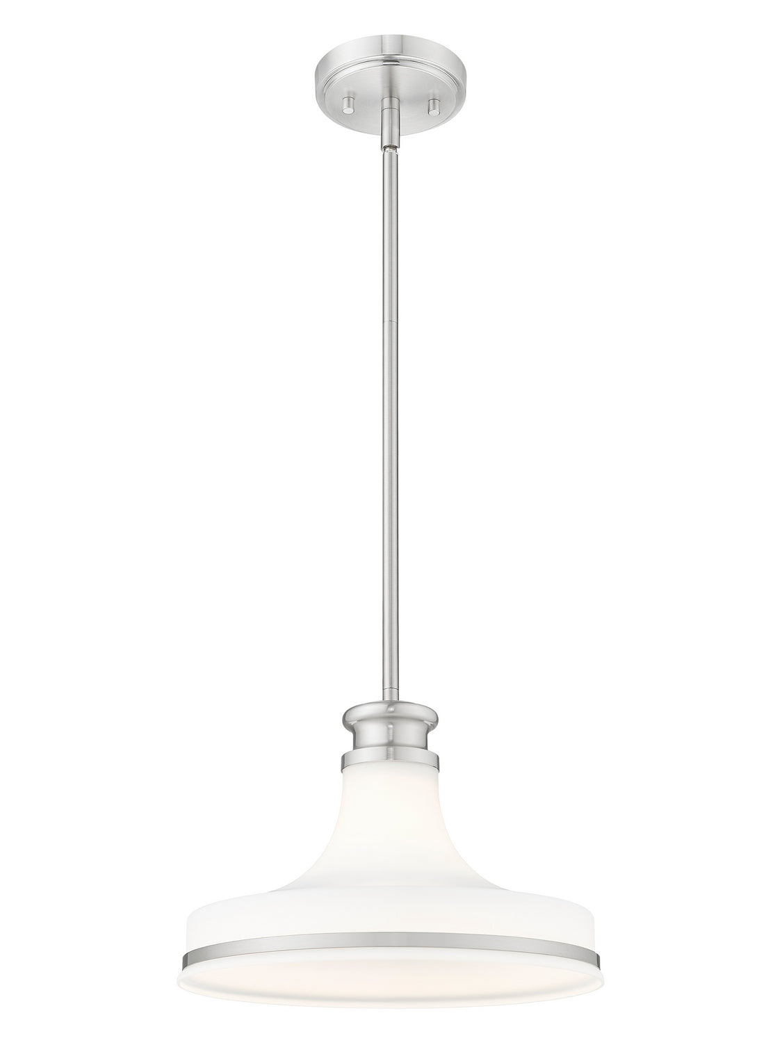 Z-Lite - 831P12-BN - One Light Pendant - Reznor - Brushed Nickel