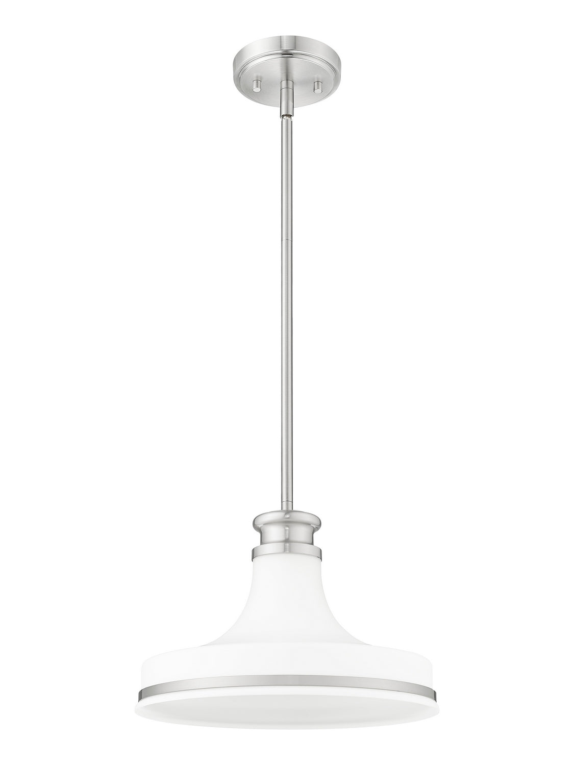 Z-Lite - 831P12-BN - One Light Pendant - Reznor - Brushed Nickel
