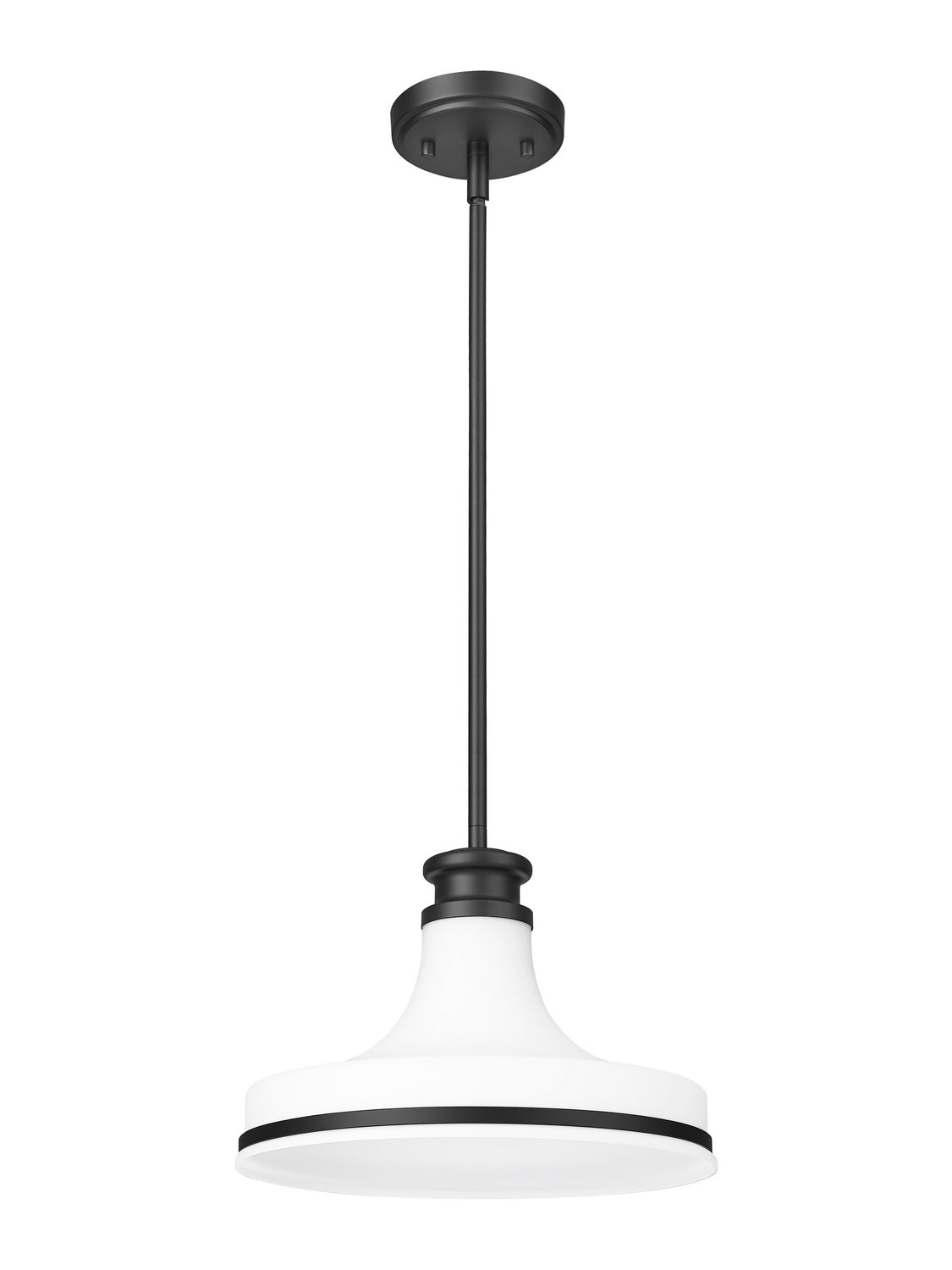 Z-Lite - 831P12-MB - One Light Pendant - Reznor - Matte Black