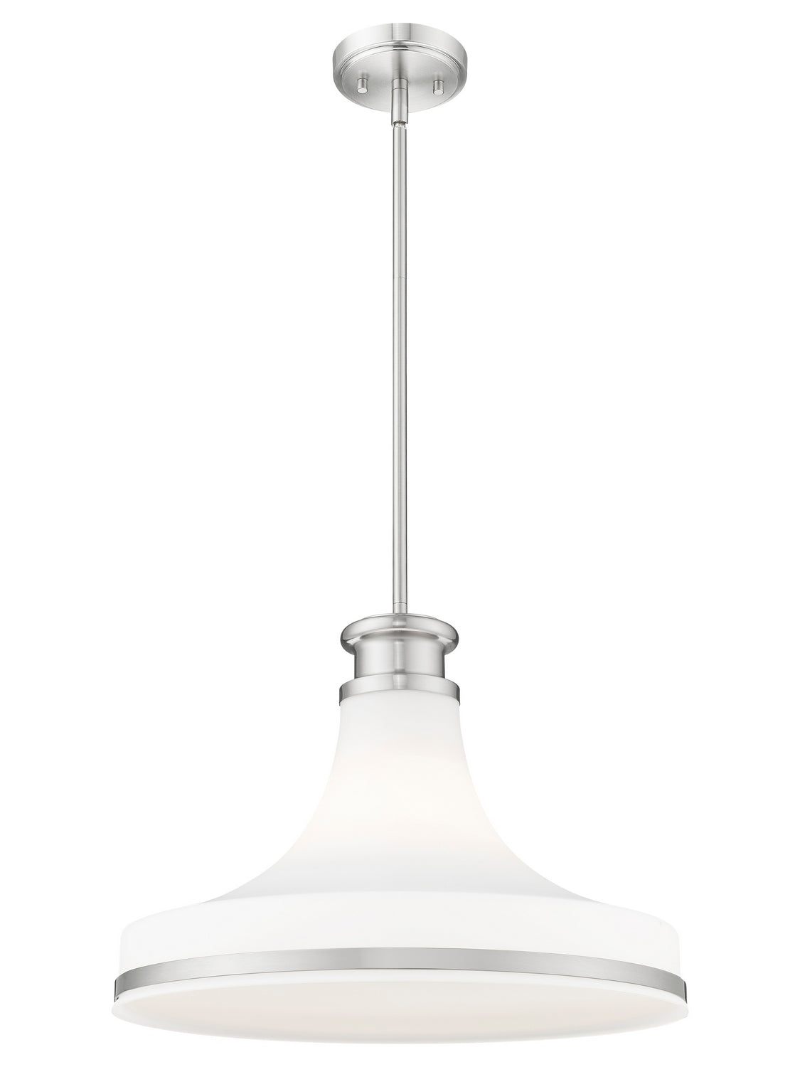 Z-Lite - 831P18-BN - One Light Pendant - Reznor - Brushed Nickel