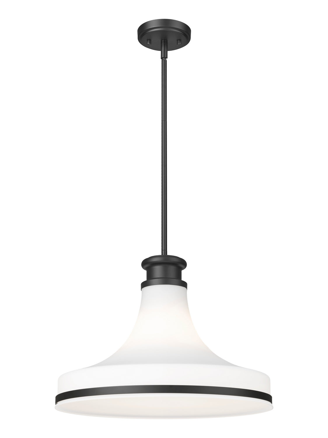 Z-Lite - 831P18-MB - One Light Pendant - Reznor - Matte Black