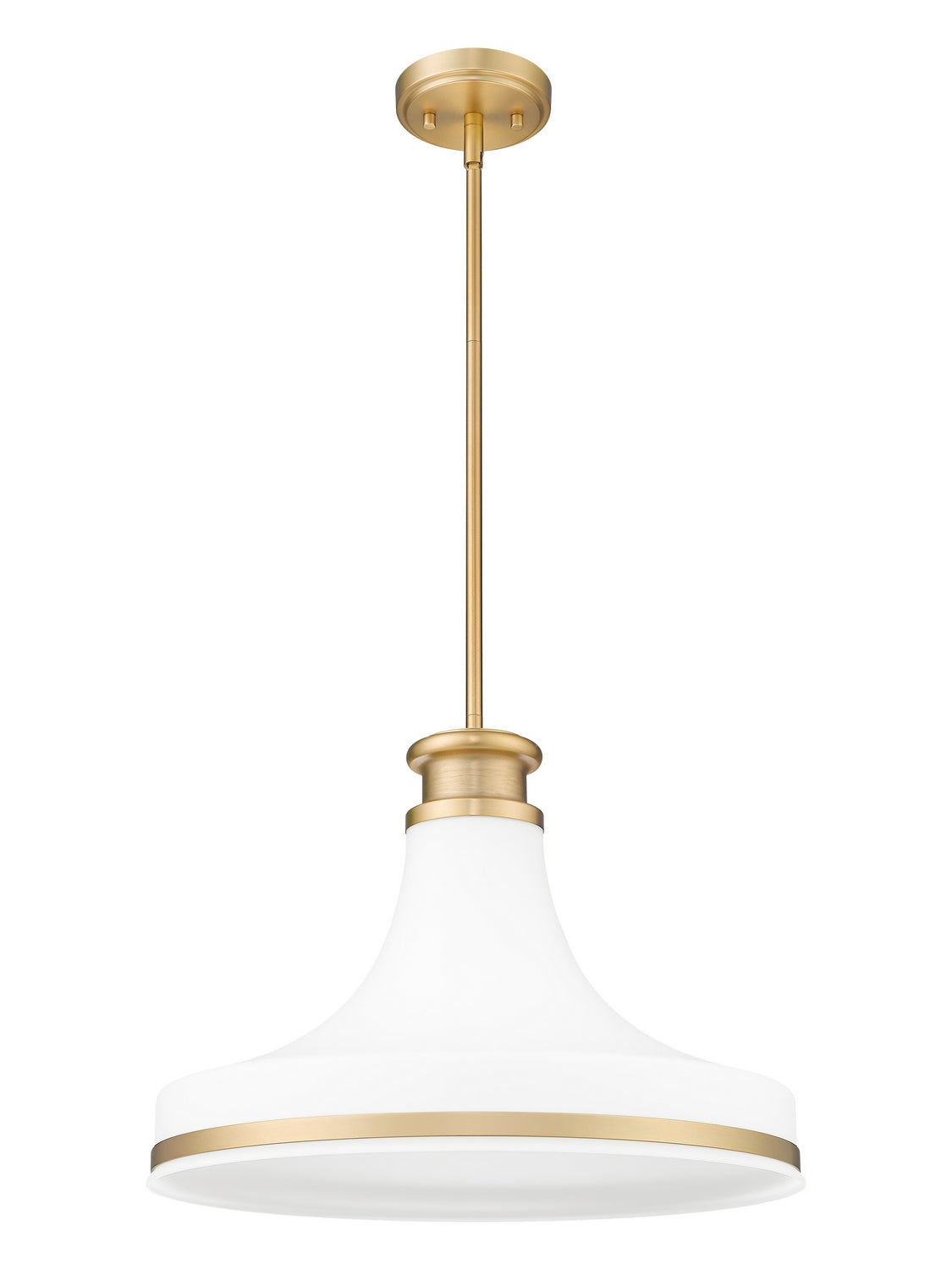 Z-Lite - 831P18-MGLD - One Light Pendant - Reznor - Modern Gold
