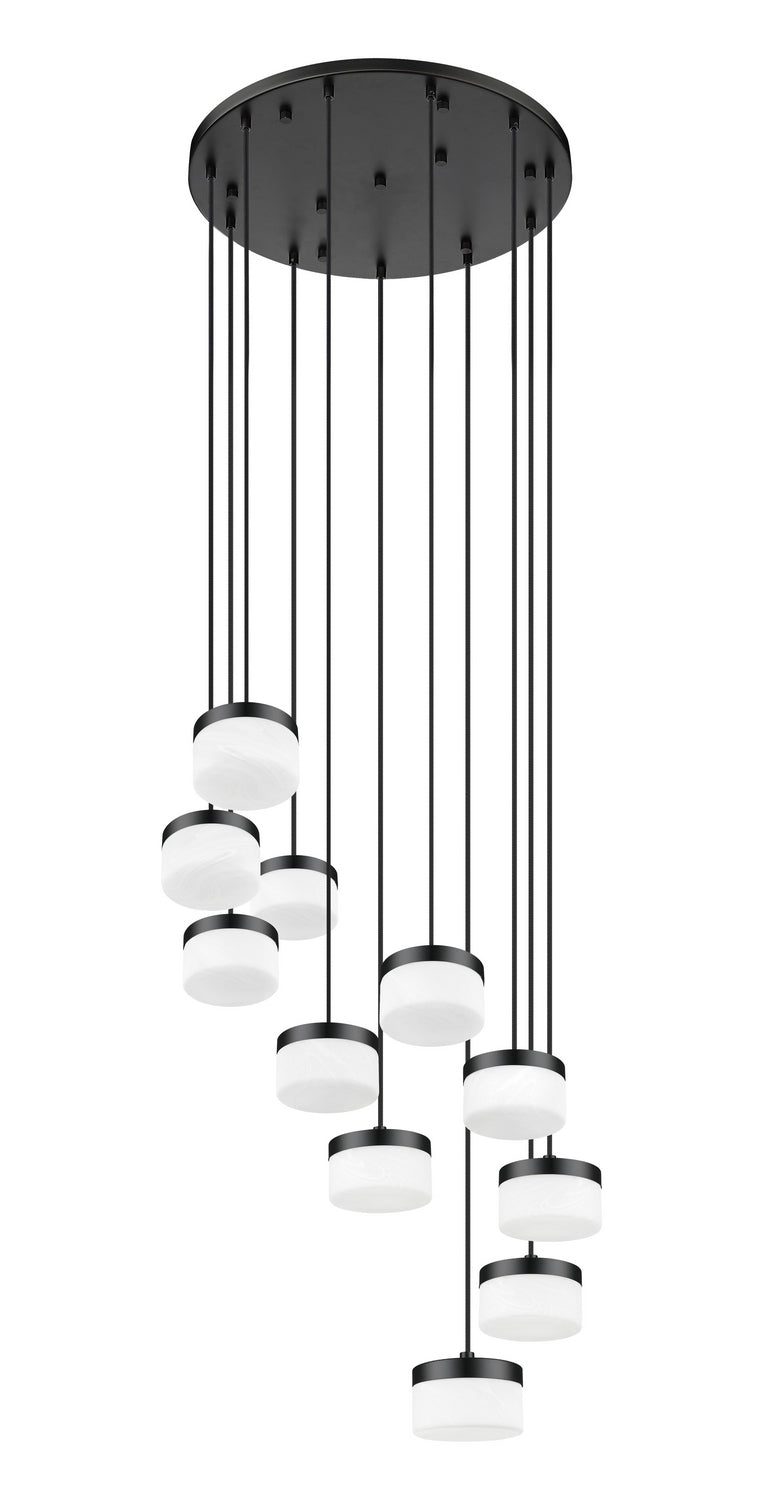 Z-Lite - 827P6-11R-MB-LED - LED Chandelier - Renaud - Matte Black