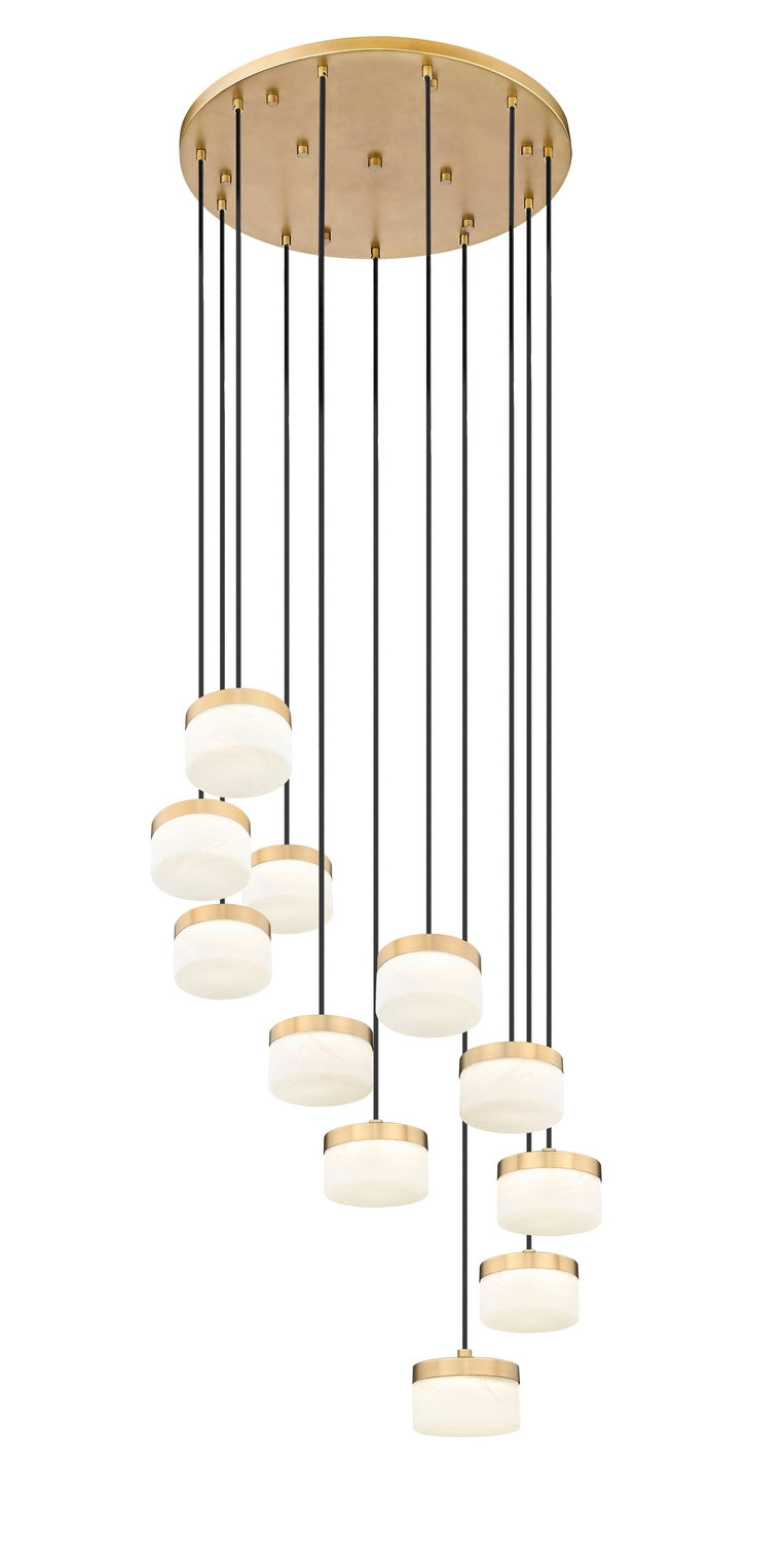 Z-Lite - 827P6-11R-MGLD-LED - LED Chandelier - Renaud - Modern Gold
