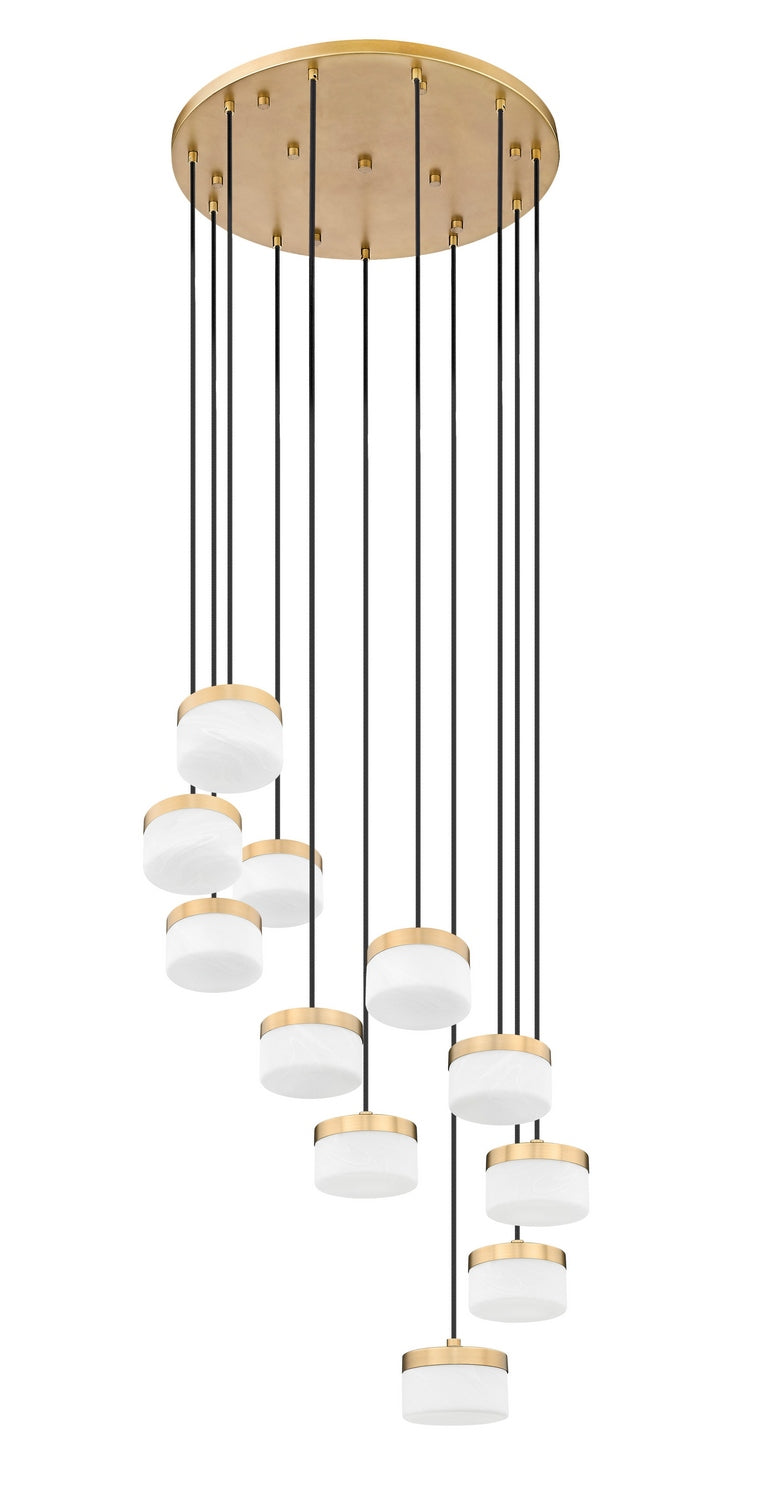 Z-Lite - 827P6-11R-MGLD-LED - LED Chandelier - Renaud - Modern Gold