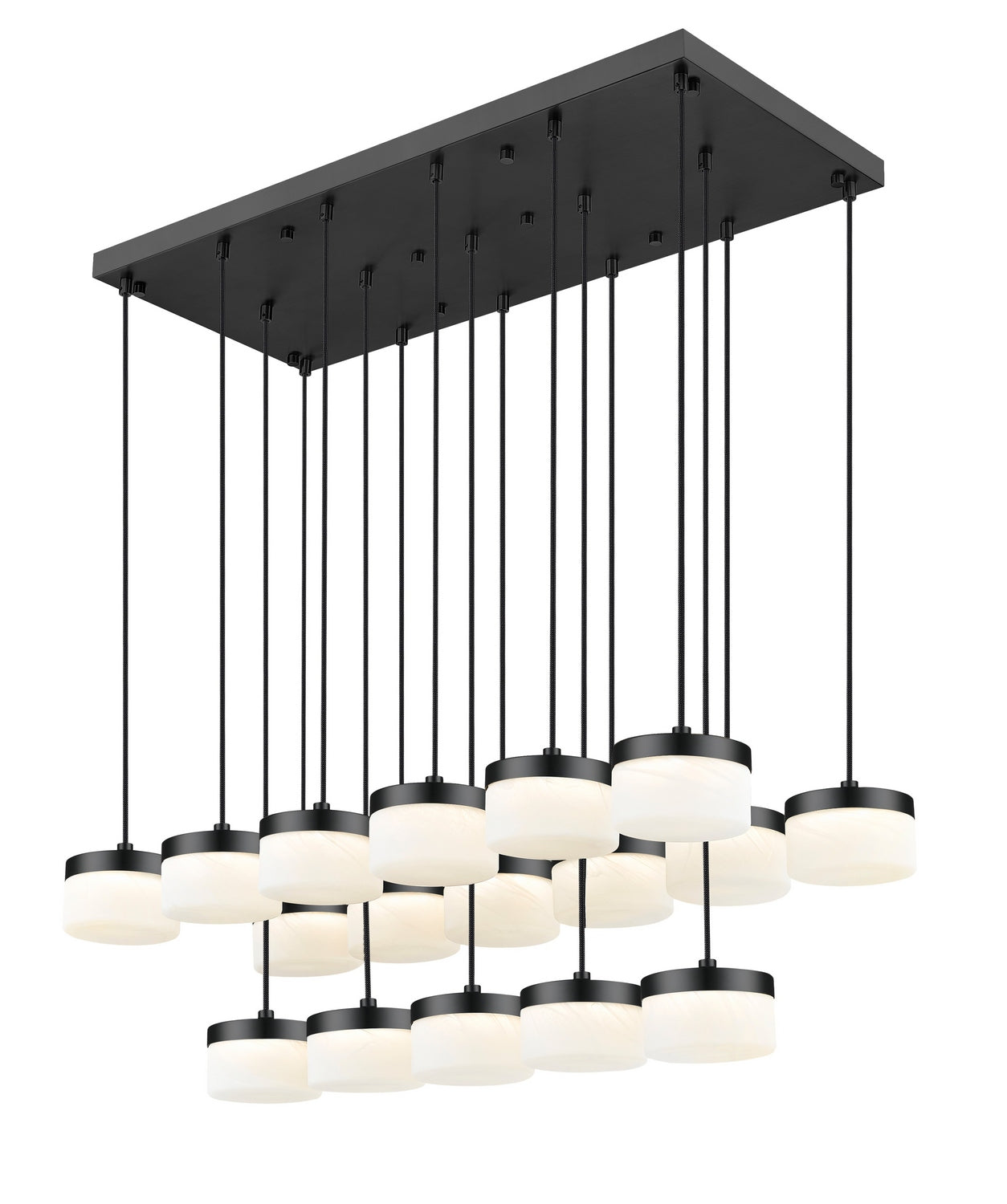 Z-Lite - 827P6-17L-MB-LED - LED Linear Chandelier - Renaud - Matte Black