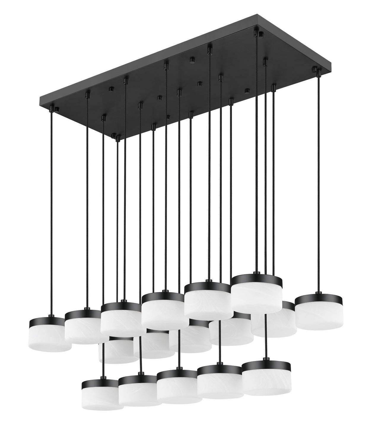 Z-Lite - 827P6-17L-MB-LED - LED Linear Chandelier - Renaud - Matte Black