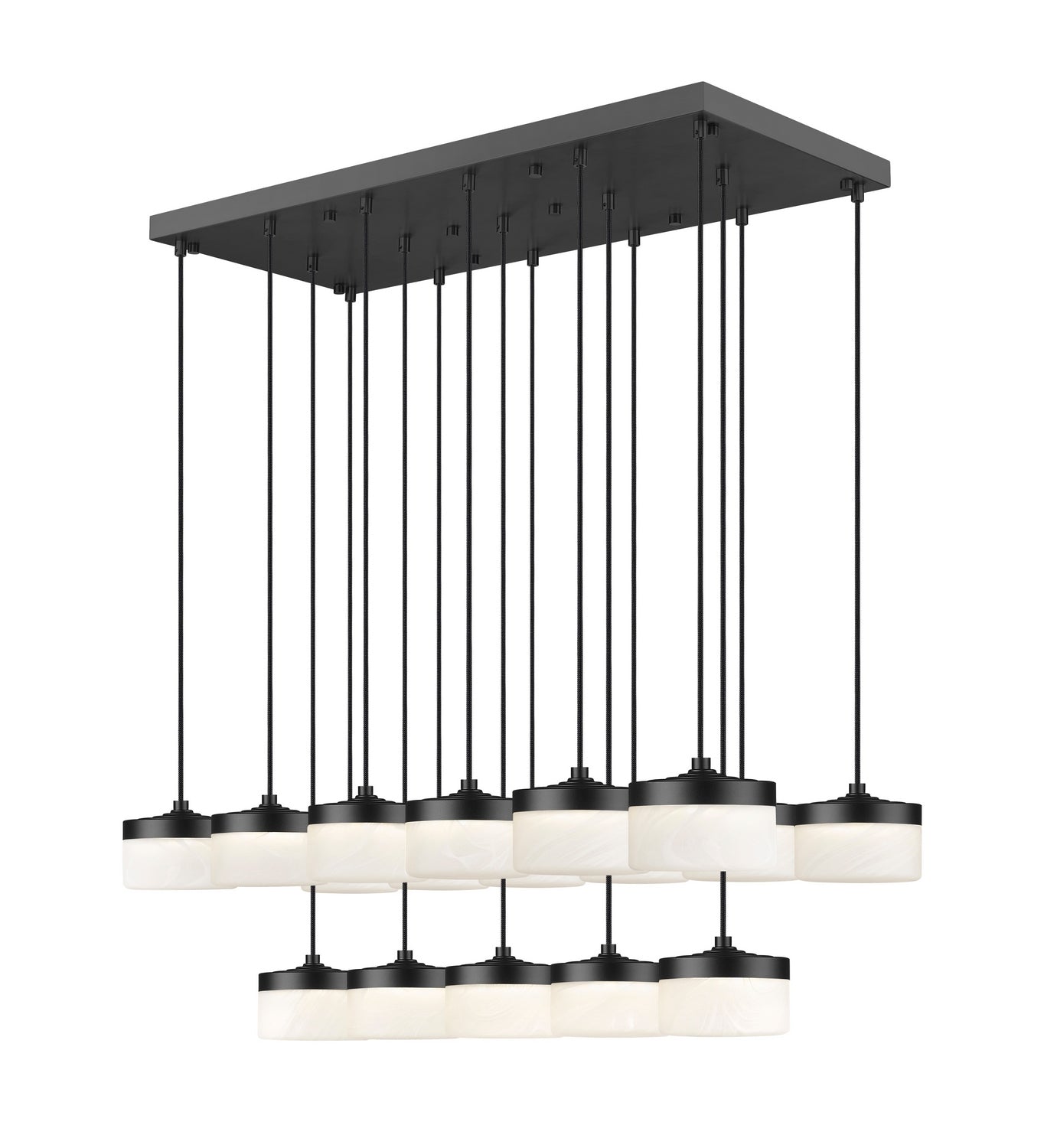 Z-Lite - 827P6-17L-MB-LED - LED Linear Chandelier - Renaud - Matte Black