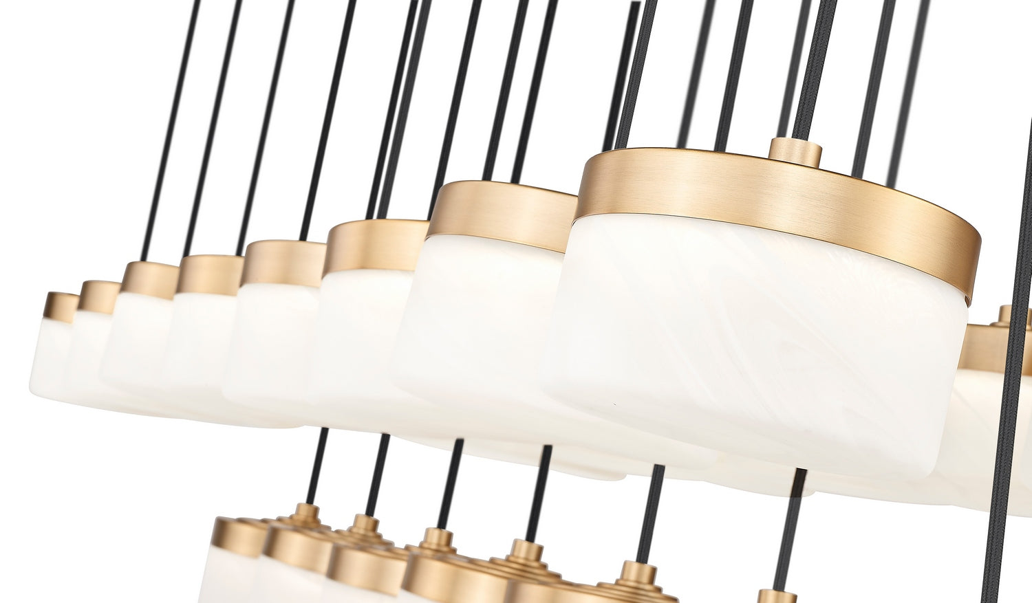 Z-Lite - 827P6-23L-MGLD-LED - LED Linear Chandelier - Renaud - Modern Gold