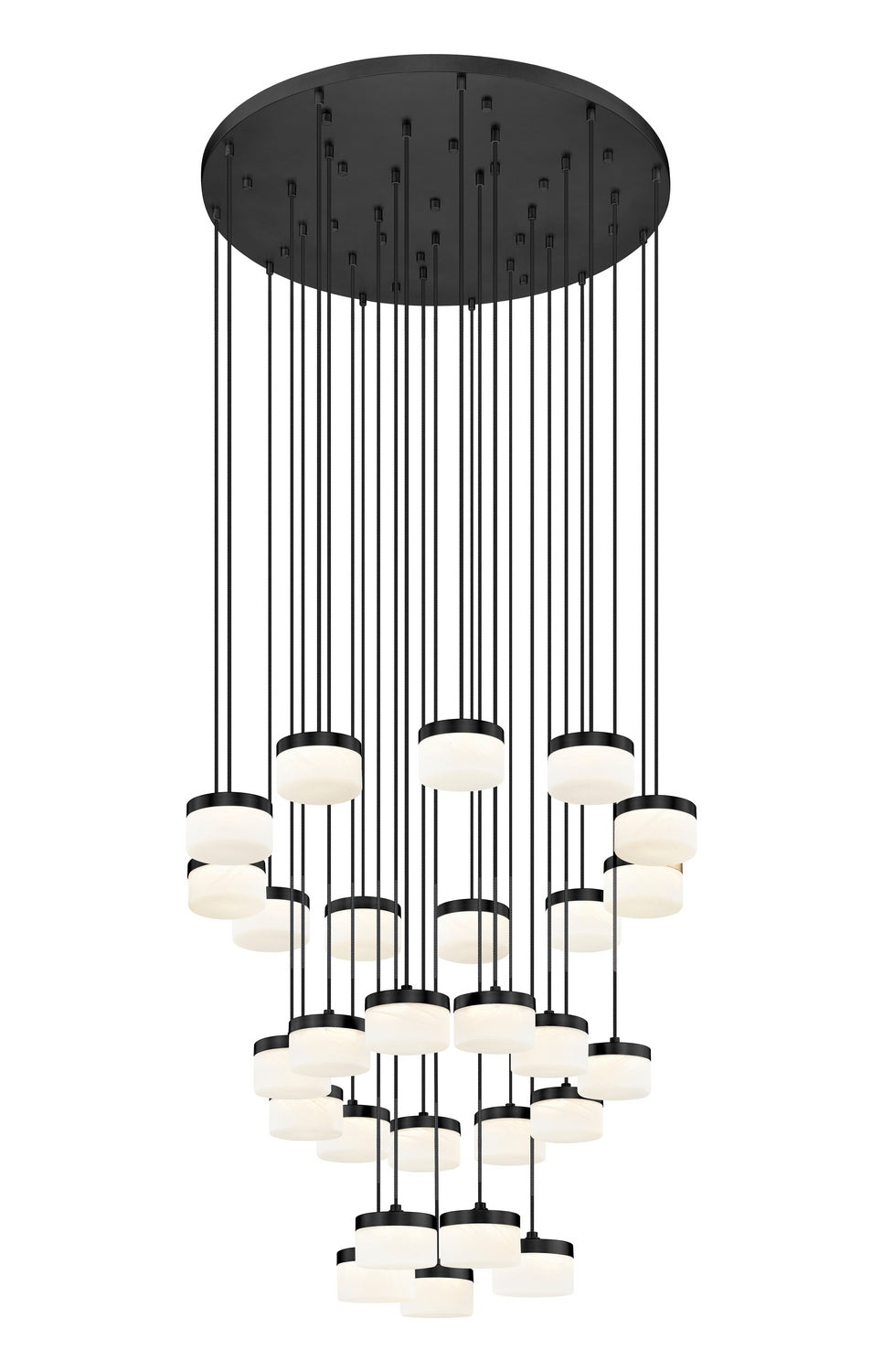 Z-Lite - 827P6-27R-MB-LED - LED Chandelier - Renaud - Matte Black