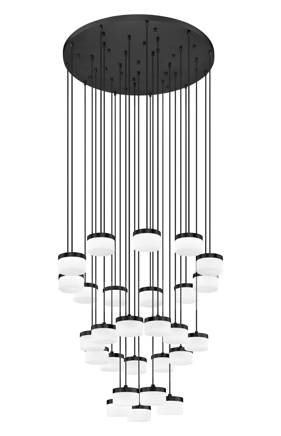 Z-Lite - 827P6-27R-MB-LED - LED Chandelier - Renaud - Matte Black