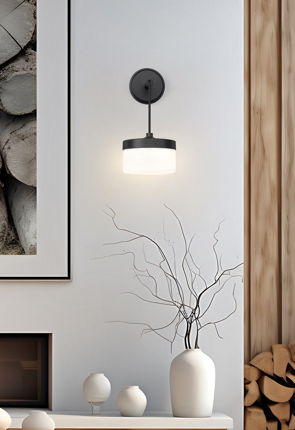 Z-Lite - 827S-MB-LED - LED Wall Sconce - Renaud - Matte Black