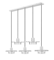 Z-Lite - 829P12-5L-BN-LED - LED Linear Chandelier - Ludo - Brushed Nickel