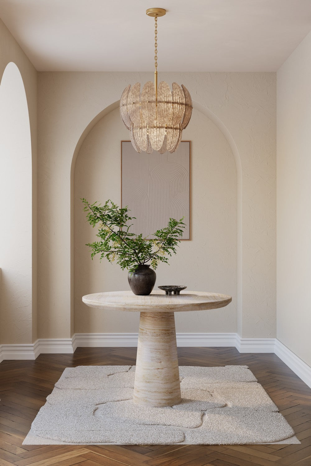 Metropolitan - N2246-GR-732 - Six Light Pendant - Marclaire - Legacy Brass