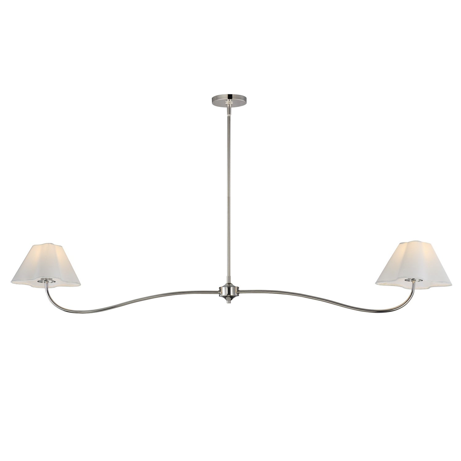 Maxim - 18102WTPN - Two Light Pendant - Saxon - Polished Nickel