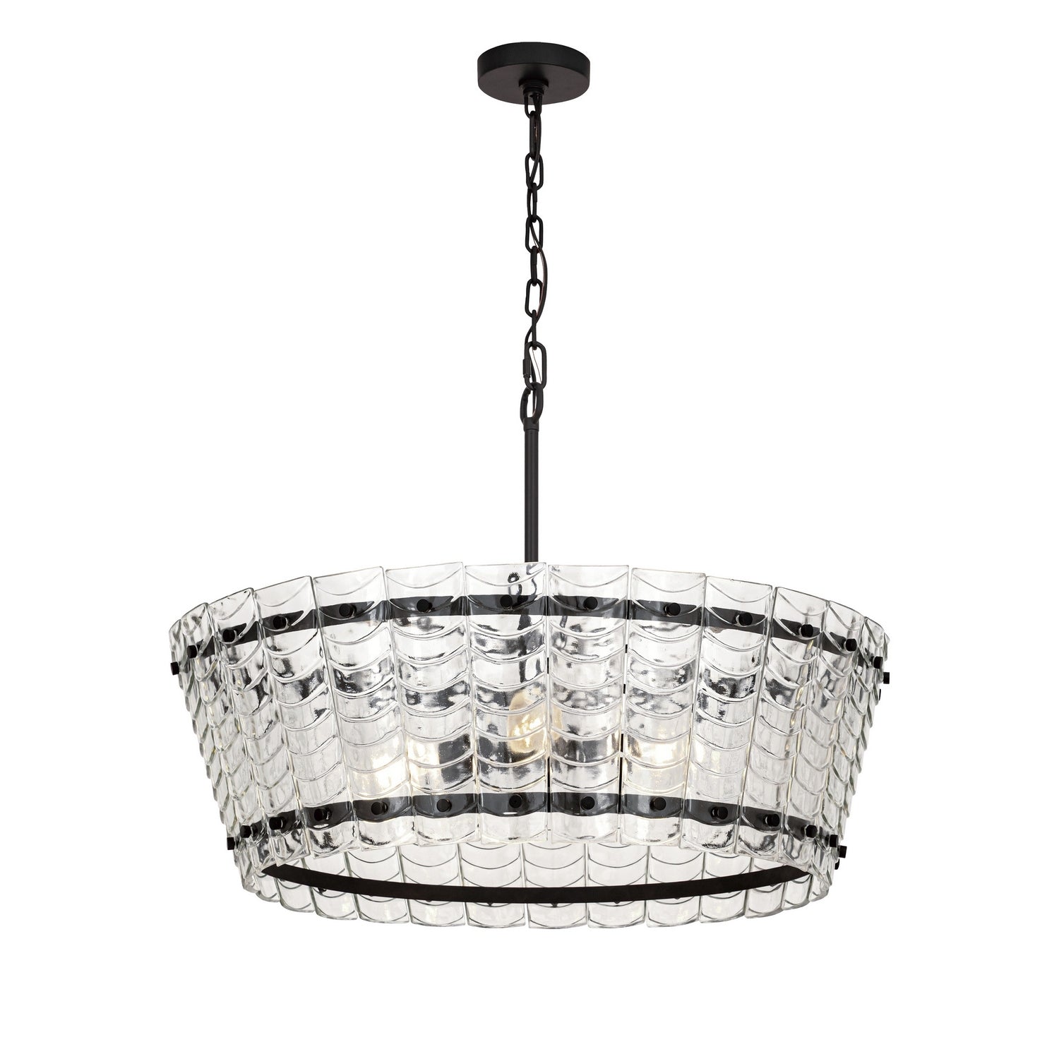 Maxim - 21874CLBZ - Four Light Chandelier - Ruche - Bronze
