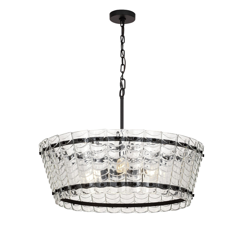 Maxim - 21874CLBZ - Four Light Chandelier - Ruche - Bronze
